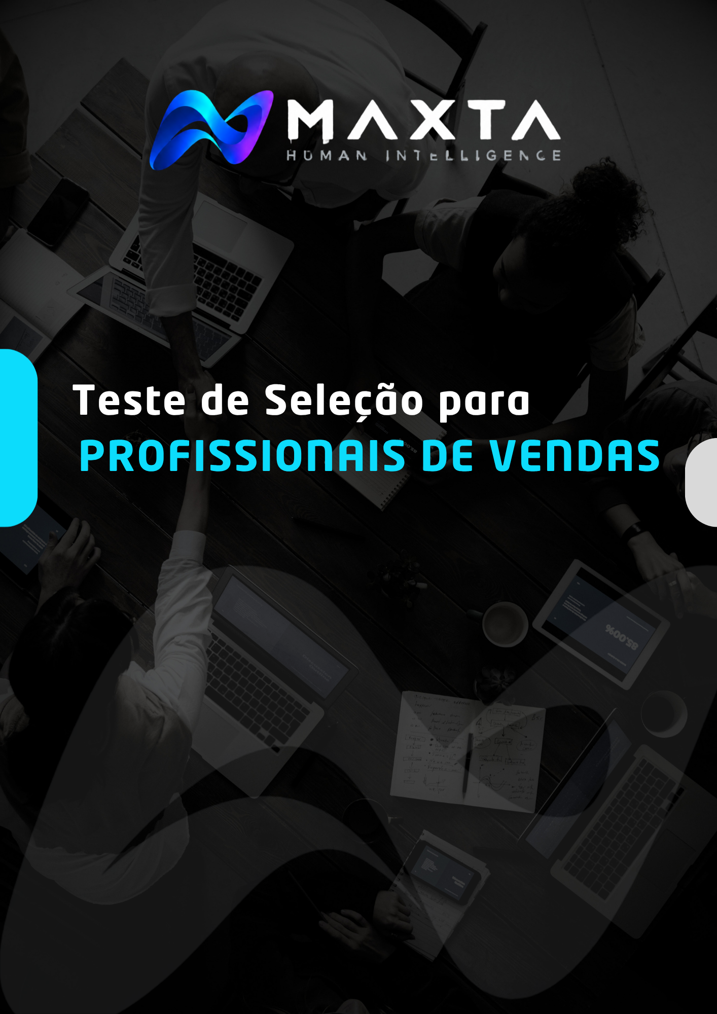 Capa oficial do Teste de Seleção de Profissional de Vendas MAXTA