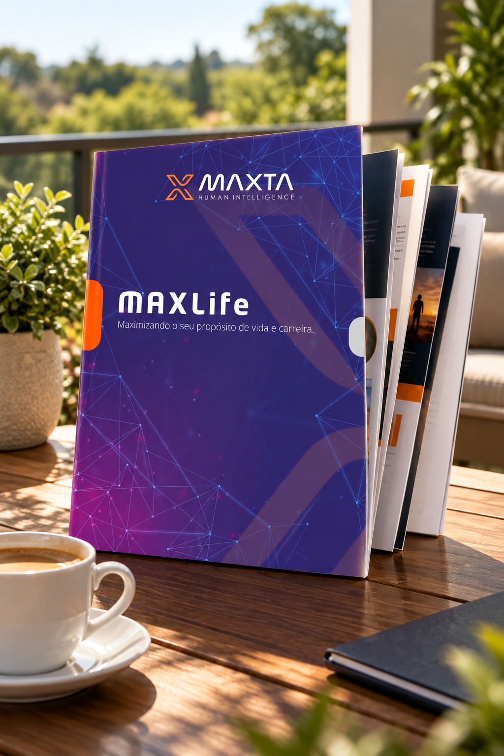Relatório MAX Life em ambiente de bem-estar e carreira